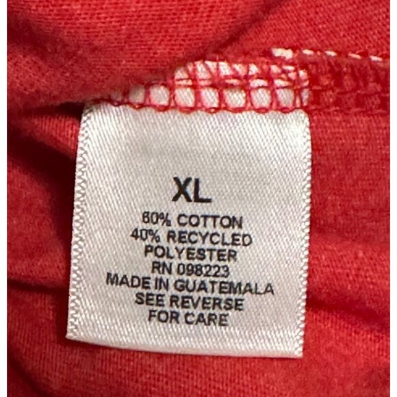 Magellan Outdoors Fish Gear Red Long-Sleeved Shirt Boyfriend Fit Women's Size XL - Picture 7 of 16